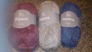 Alpakka garn fra Nille.