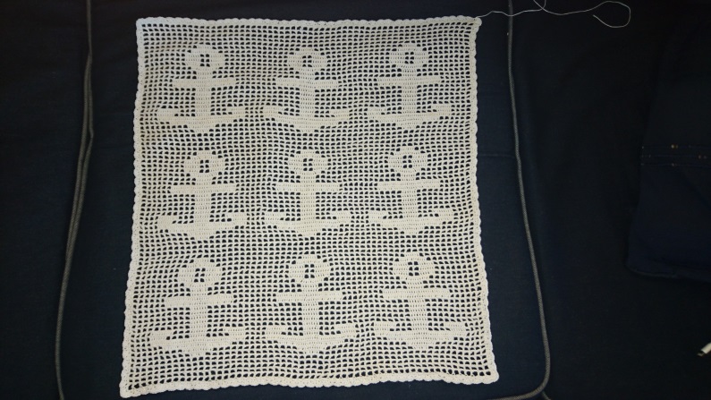 Ferdig heklet før påsying