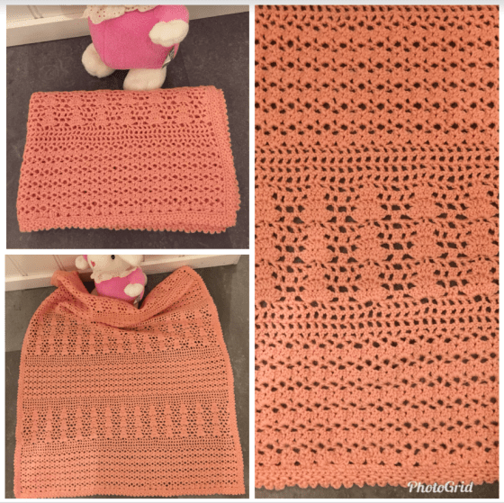 Skjermbilde rosa teppe til Elise